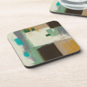 Expressionistische Malerei mit starken Pinselstric Getränkeuntersetzer (Linke Seite)