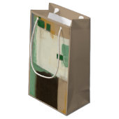 Expressionistische Malerei mit starken Pinselstric Kleine Geschenktüte (Rückseite Schrägansicht)