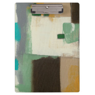 Expressionistische Malerei mit starken Pinselstric Klemmbrett