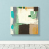 Expressionistische Malerei mit starken Pinselstric Leinwanddruck (Insitu (Holzboden))