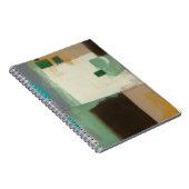 Expressionistische Malerei mit starken Pinselstric Notizblock (Rechte Seite)