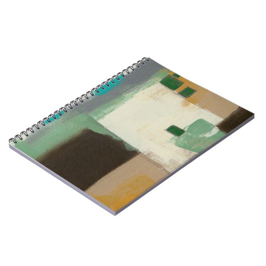 Expressionistische Malerei mit starken Pinselstric Notizblock (Linke Seite)