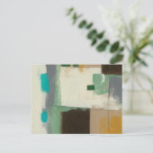 Expressionistische Malerei mit starken Pinselstric Postkarte (Stehend Vorderseite)