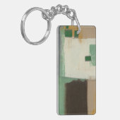 Expressionistische Malerei mit starken Pinselstric Schlüsselanhänger (Vorderseite links)