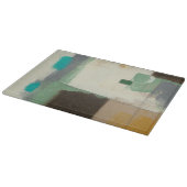 Expressionistische Malerei mit starken Pinselstric Schneidebrett (Ecke)