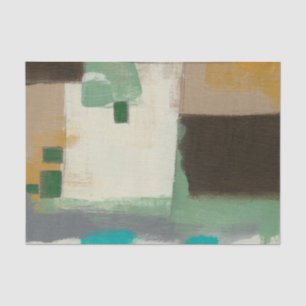 Expressionistische Malerei mit starken Pinselstric Seidenpapier