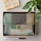 Expressionistische Malerei mit starken Pinselstric Seidenpapier (Geschenk)