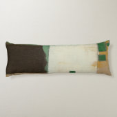 Expressionistische Malerei mit starken Pinselstric Seitenschläferkissen (Rückseite)