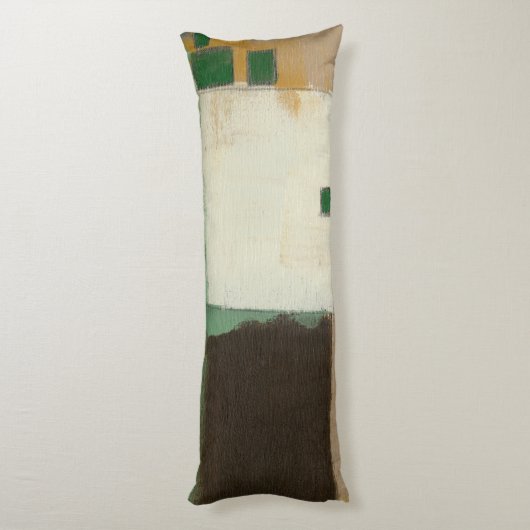 Expressionistische Malerei mit starken Pinselstric Seitenschläferkissen (Rückseite (Vertikal))