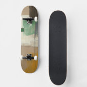 Expressionistische Malerei mit starken Pinselstric Skateboard (Vorderseite)