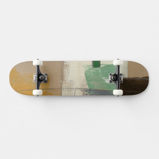 Expressionistische Malerei mit starken Pinselstric Skateboard (Horizontal)