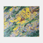 Expressionistischer Überwurf Fleecedecke (Vorderseite (Horizontal))