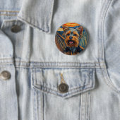 Expressionistisches Gemälde Yorkshire Terrier / Yo Button (Beispiel)