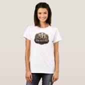 Expressive 50 UND GESEGNET Kunstdruck T-Shirt (Vorne ganz)