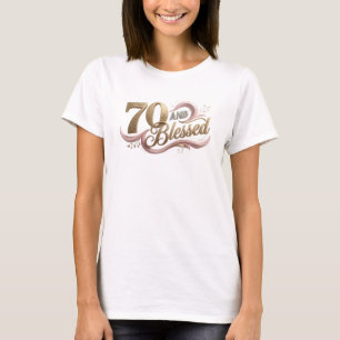Expressive 70 UND GESEGNETE Kunstgestaltung T-Shirt