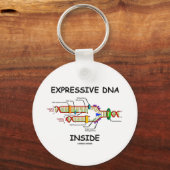 Expressive DNA Inside (DNA-Replikation) Schlüsselanhänger (Vorderseite)