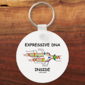 Expressive DNA Inside (DNA-Replikation) Schlüsselanhänger (Vorderseite)