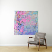 Expressive embossed paint on canvas, created using wandteppich (Beispiel (Horizontal))