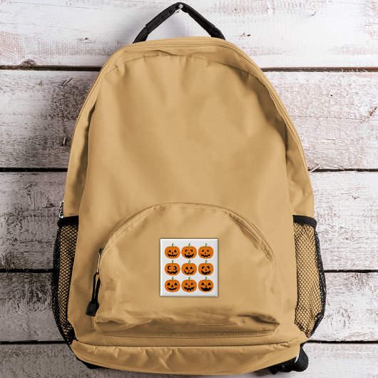 Expressive Happy Jack-O'-Lanterns Button