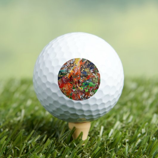 Expressive Paint Stroke from Artist Palette Golfball (Insitu T-Shirt)