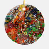 Expressive Paint Stroke from Artist Palette Keramik Ornament (Hinten)