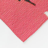 Expressive Pinselstriche Moderne Stil abstrakte Ku Fleecedecke (Ecke)