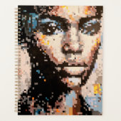 Expressive pixel portrait planer (Vorderseite)