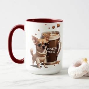 Expresso für dich – Coffee Chihuahua Edition Tasse