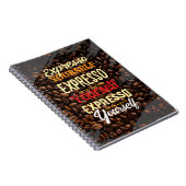 Expresso-Kaffee Notizblock (Rechte Seite)