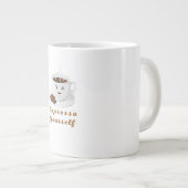Expresso Yourself – Funny Smiling Coffee Tee Jumbo-Tasse (Vorderseite Rechts)