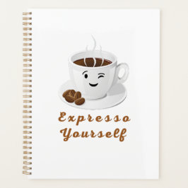 Expresso Yourself – Funny Smiling Coffee Tee Planer
