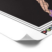 "exquetscht mich" lustiges Zitronenhumorvolles Pos Poster (Ecke)