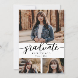 Exquisit Geschmack Bearbeitbar Abschluss Invitati Einladung