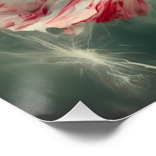 Exquisite Abutilon Poster (Ecke)