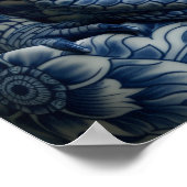 Exquisite Albino Alligator Art Poster - Intricenti (Ecke)