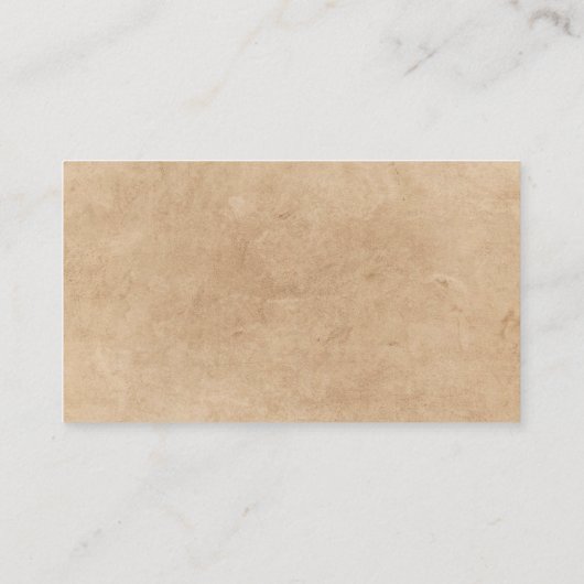 Exquisite Antiquitätenhändler Visitenkarte (Rückseite)