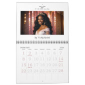 Exquisite Beautiful Bride In Blue Bridal Business Kalender (Feb 2026)