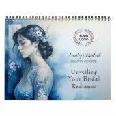 Exquisite Beautiful Bride In Blue Bridal Business Kalender (Titelbild)