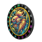 Exquisite Betta Dartboard Masterpiece Dartscheibe (Vorderseite rechts)