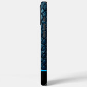 Exquisite blaue Schlangenfelle schimmern in Sonnen Case-Mate iPhone Hülle (Rückseite / Links)