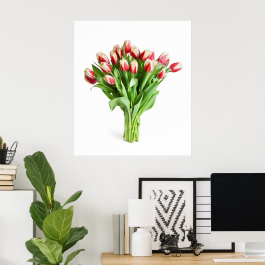 Exquisite Blume Poster - Tulpen (Heimbüro)