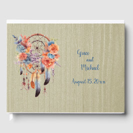 Exquisite Boho Dream Catcher Wedding Gästebuch