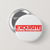 Exquisite Briefmarke Button (Vorne & Hinten)