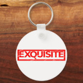 Exquisite Briefmarke Schlüsselanhänger (Rückseite)