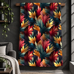 Exquisite Bunte Blätter Ruhestands-Geschenk-Decke Sherpadecke
