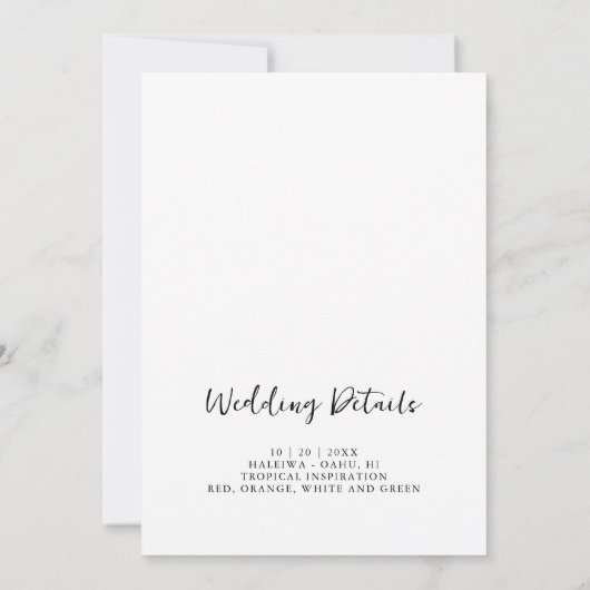 Exquisite Chic Botanical Arch Photo Matron Honor (Rückseite)