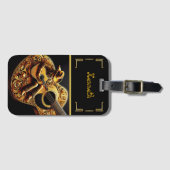 Exquisite Cowboy Acoustic Gitarre Thema Gepäckanhänger (Vorderseite (Horizontal))