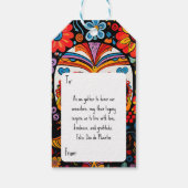 💀 Exquisite Día de Muertos Geschenkanhänger (Rückseite)