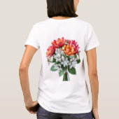 Exquisite Diamond Bouquet: Ein Atemberaubendes Blu T-Shirt (Rückseite)