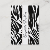 "Exquisite Diva" Mode Business Cards Visitenkarte (Rückseite)